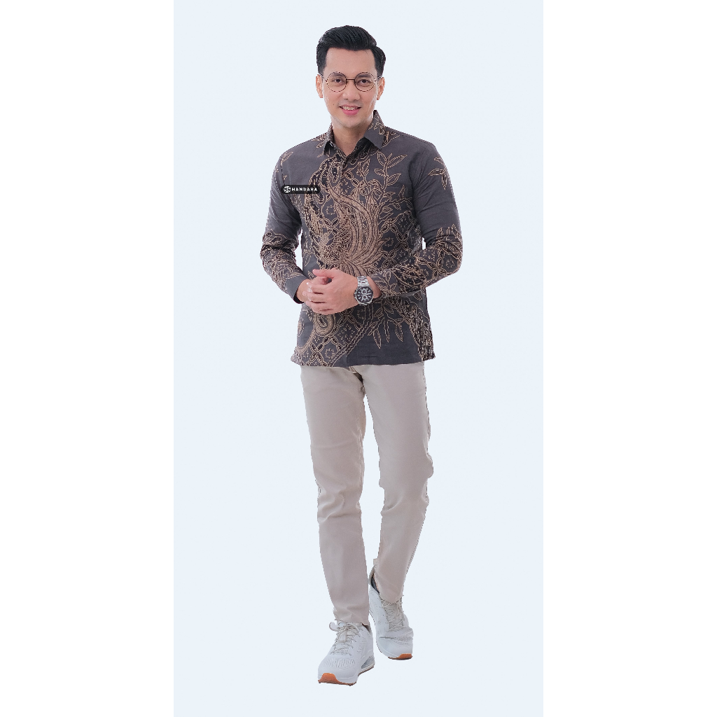 Handara Batik Pria Peksi Ulir Ash HB-134