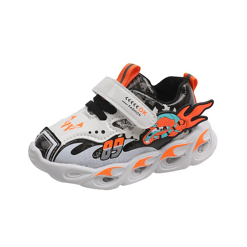 LID3026 – Sepatu Sport Anak Laki-Laki Casual Bayi Dengan Lampu LED Sekolah- Your Affordable Quality!