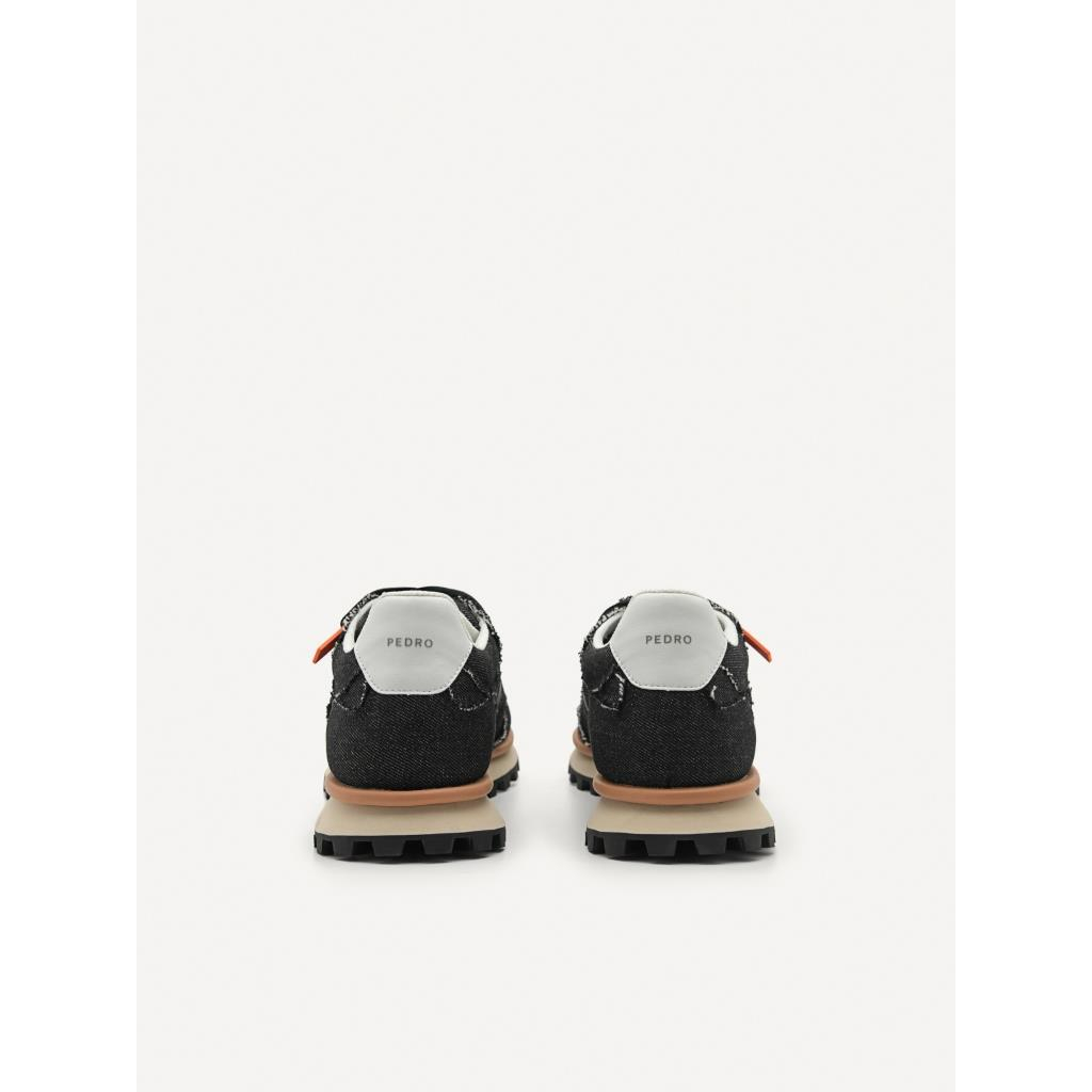 PM131 SEPATU SNEAKER PEDRO PRIA ORIGINAL SNEAKERS CASUAL KETS BRANDED HITAM BLACK