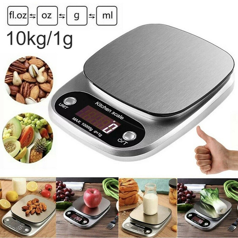 Timbangan elektronik digital Dapur Digital Kitchen Elektronik Scale Hingga 3KG 5KG 10kg Keakuratan 1g