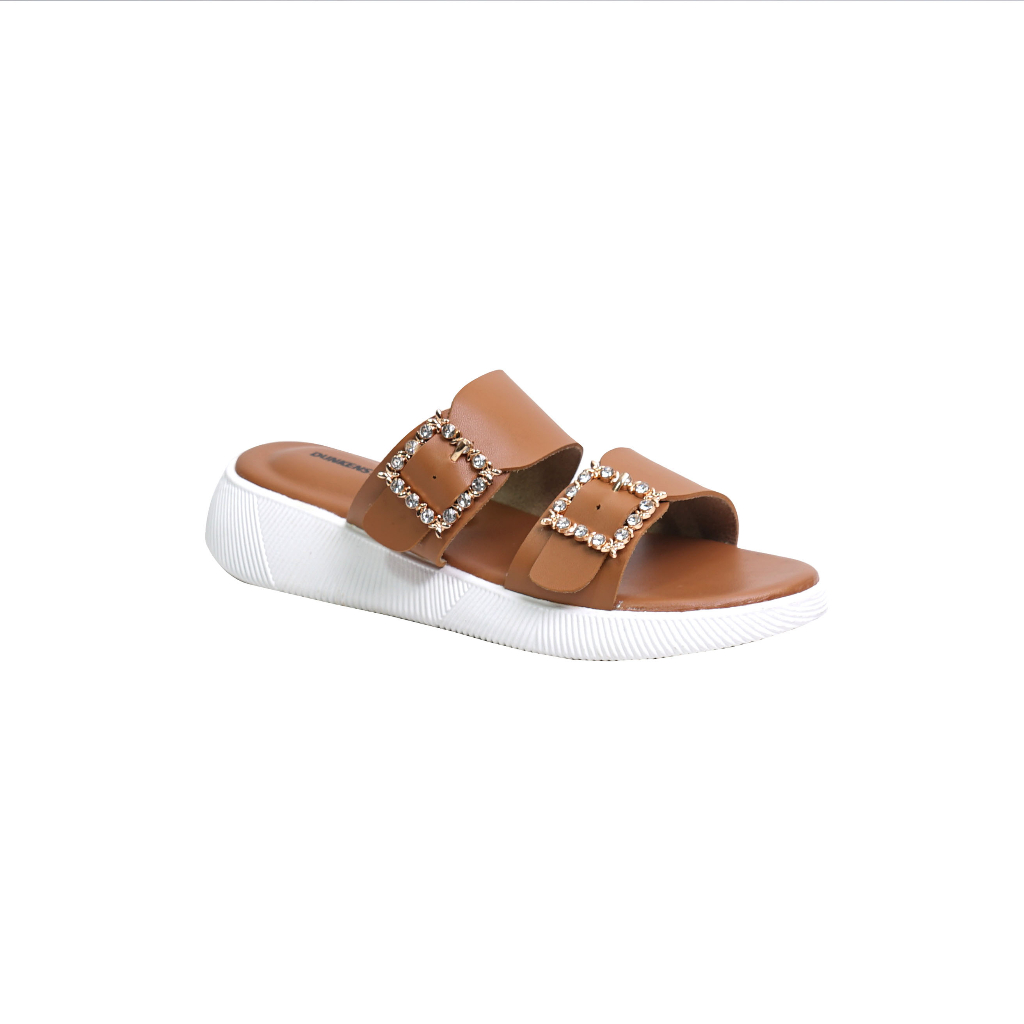 Dunkenstock JOA Sandal casual wanita sendal wedges cewek strap empuk