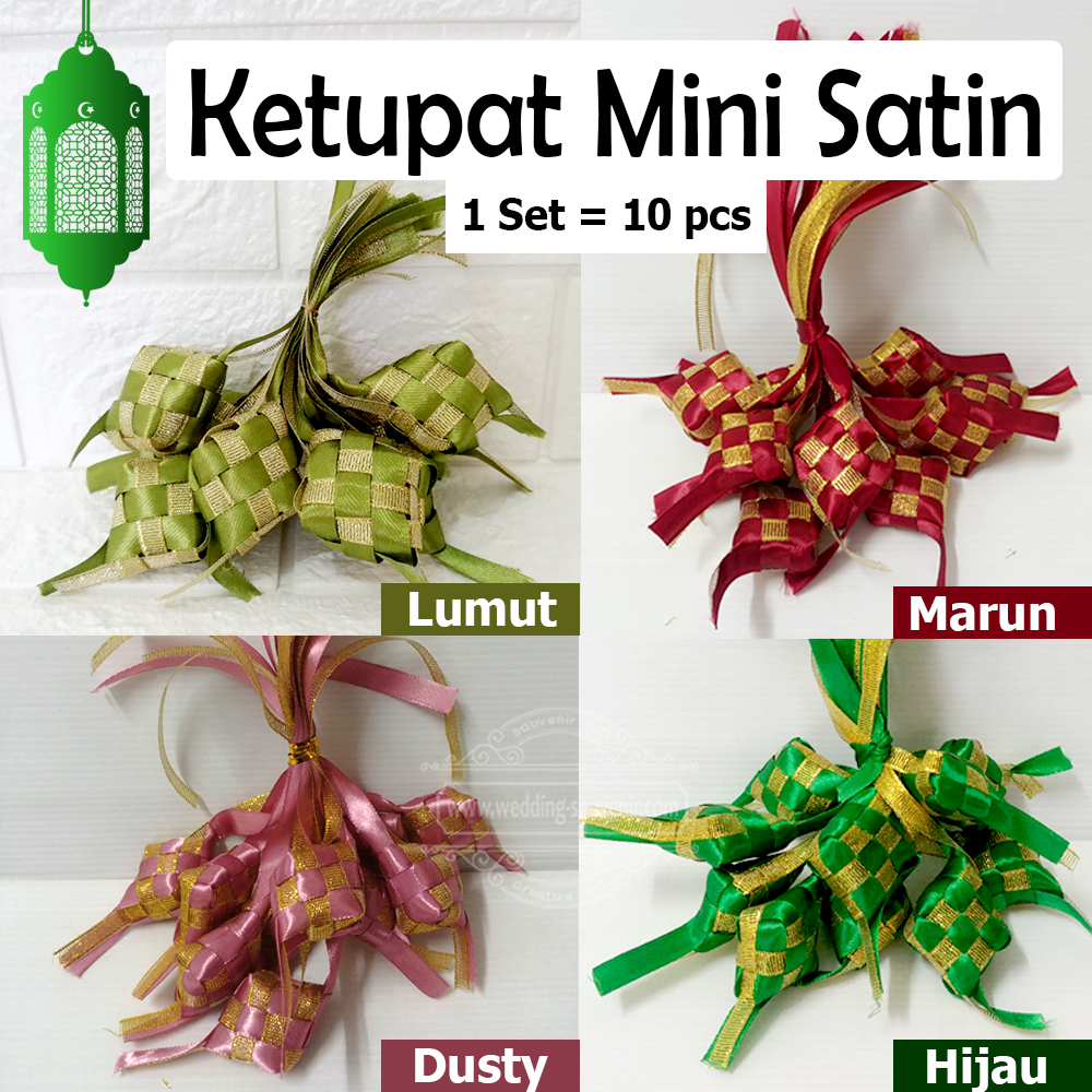 

Ketupat Mini Satin