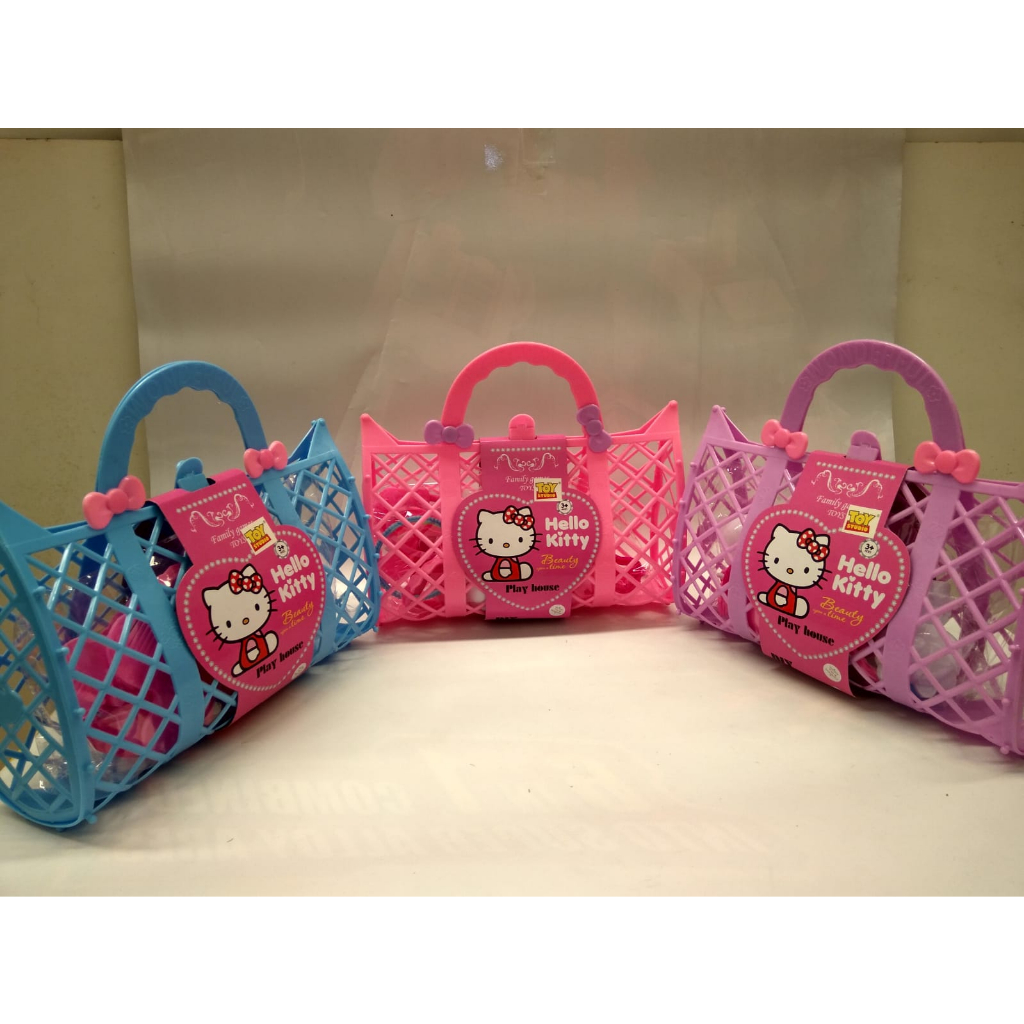 Mainan Hello kitty Beauty Set Tas