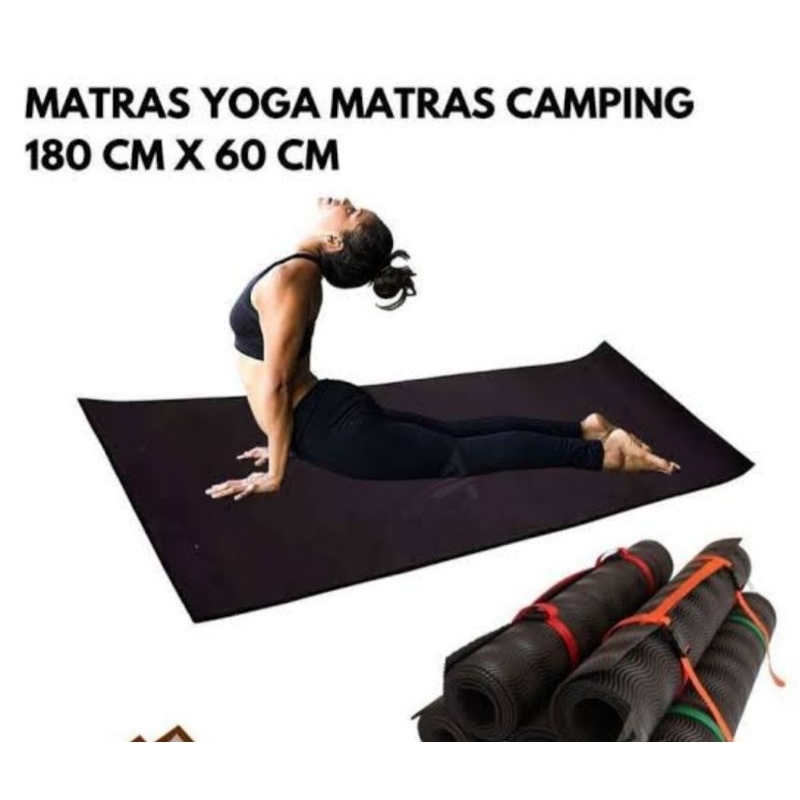 Matras Yoga Camping Hiking Outdoor Size 200x60cm Waterproof / MATRAS YOGA / MATRAS CAMPING / MATRAS 