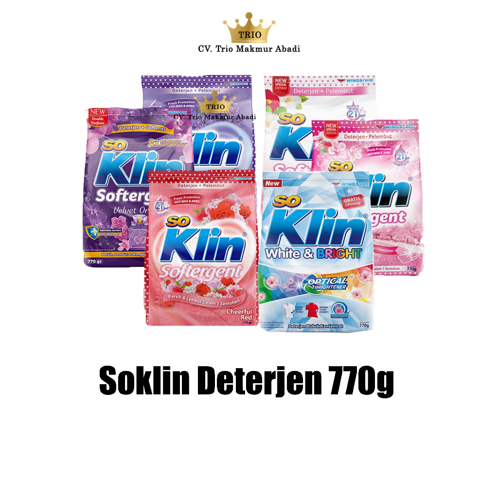 Soklin Deterjen 770g