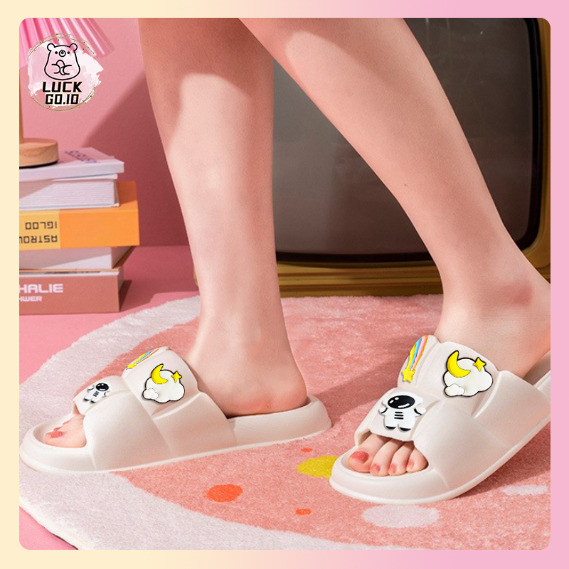 Sandal Jelly Wanita Import Sandal Terbaru 2022 Murah Soft Slippers Sandal Slop Elastic Empuk / Kamar Nyaman Tebal Rumah Anti Slip High Quality EVA