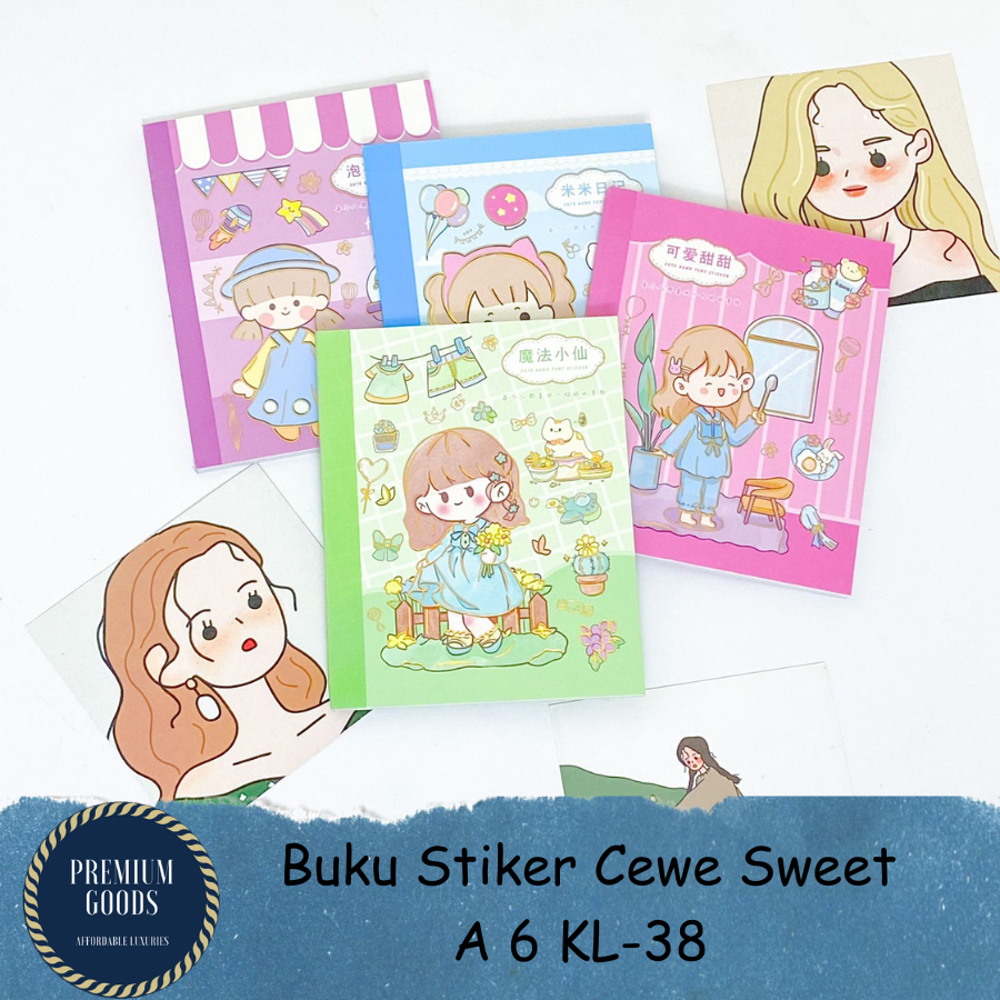 

KL - 38 A6 BUKU STICKER TEMPEL FULL BERGAMBAR MINI BOOK STIKER ANTI AIR BISA COD