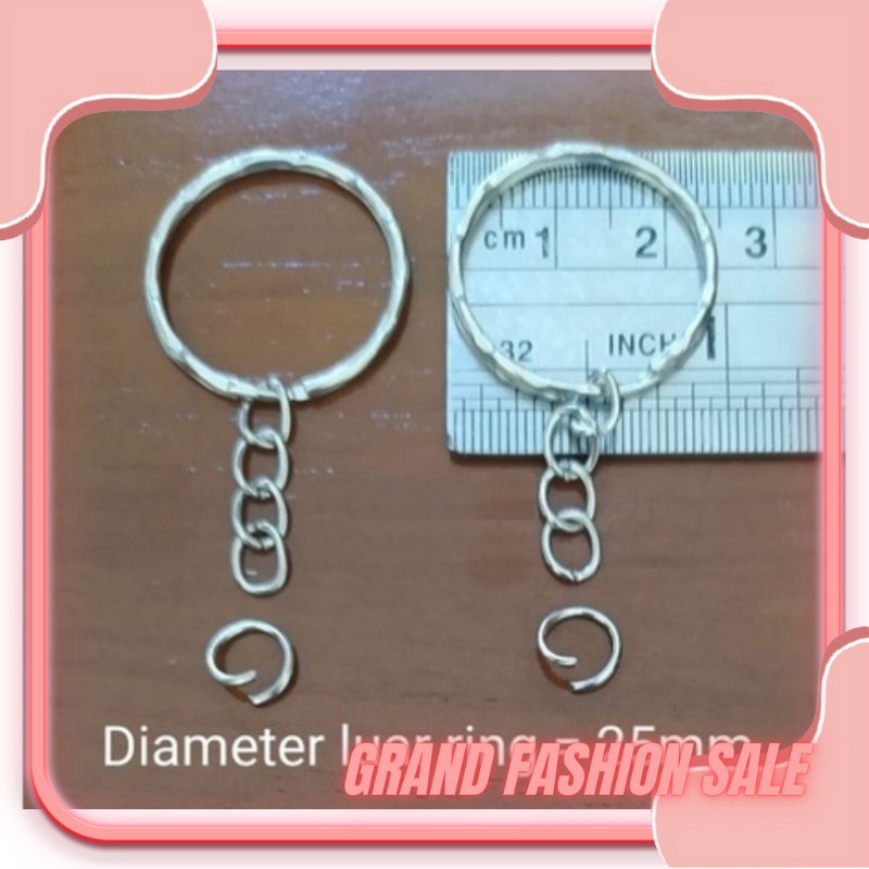 [IMPOR] DOMMO - D6050 Ring Gantungan Kunci 25mm Rantai Gerigi - Ring