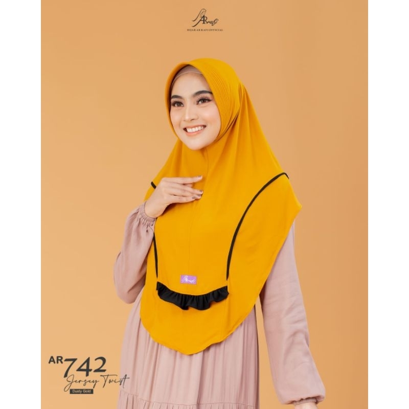 HIJAB ARRAFI AR 742 JILBAB BERGO KUDUNG TUDUNG KERDUNG INSTAN SIMPEL POLOS