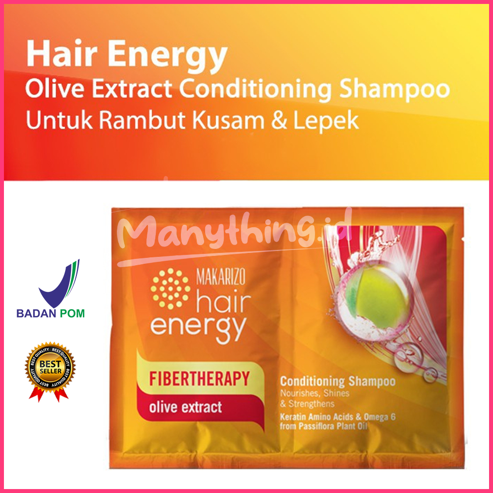 Makarizo Hair Energy Fibertherapy Conditioning Shampoo 10ML 4 Varian