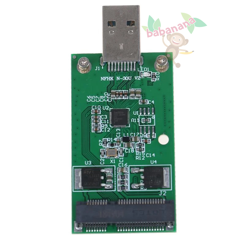 MSATA SSD TO USB 3.0 CARD HUB M.SATA ADAPTER CONVERTER HDD PC