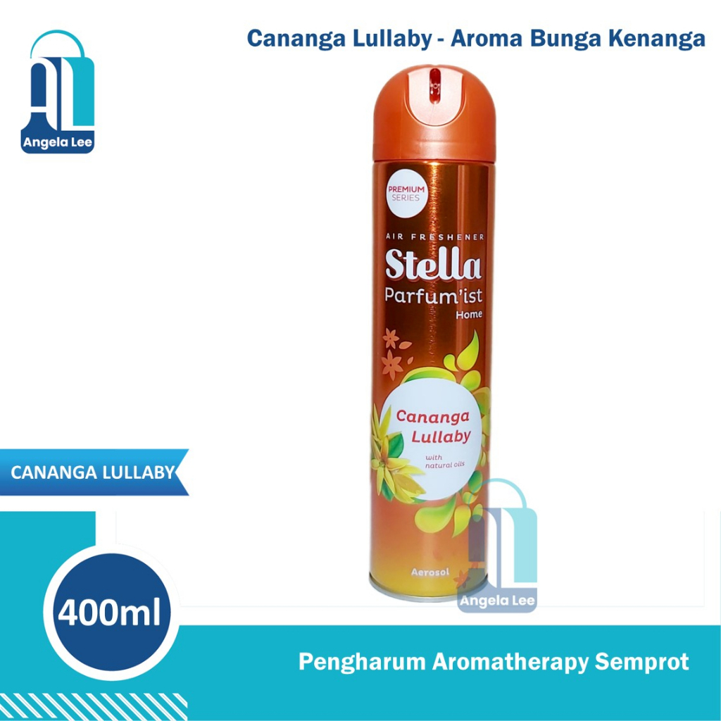 Stella Pengharum Ruangan Aromatheraphy Cananga Verbena Semprot 400ml
