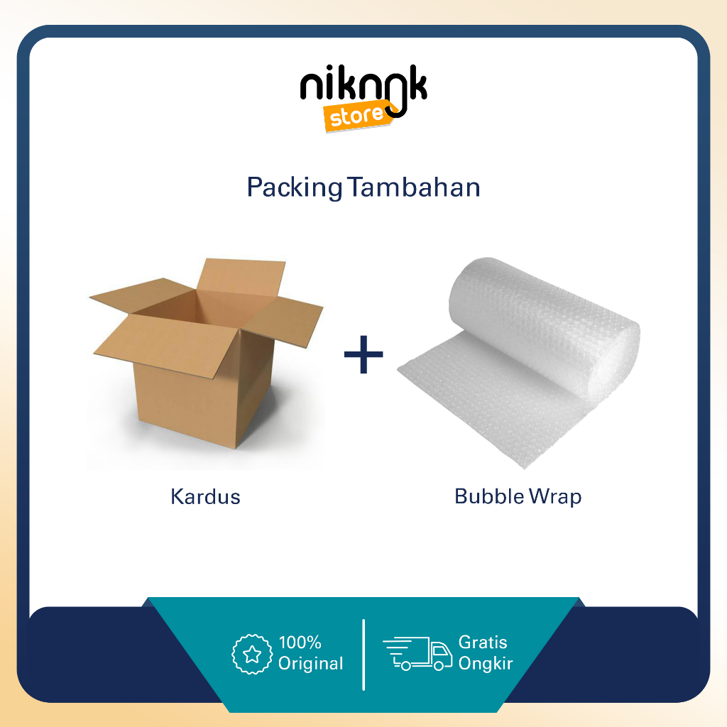 

Packing Tambahan Dus & Bubble Untuk Ukuran Besar
