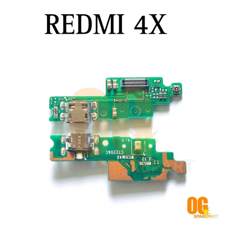 Konektor Charger XIAOMI  Redmi  4x  Pcb Board Usb Papan Cas Mic