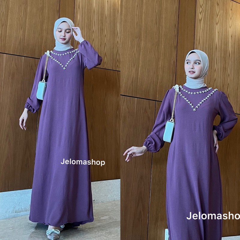 inka dress / dress crinkle airflow terbaru / dress wanita kekinian