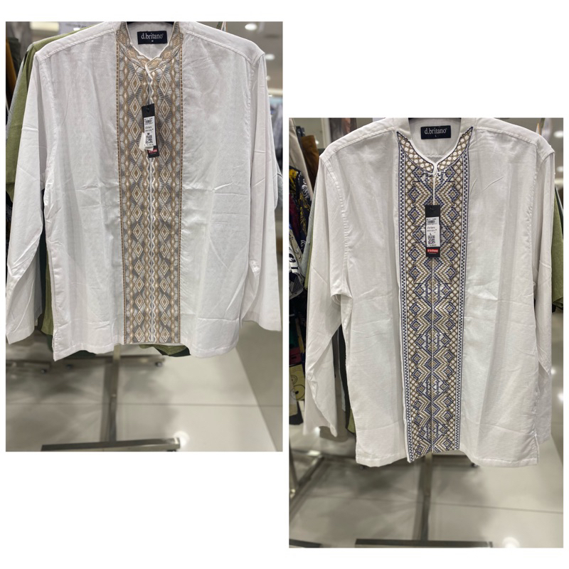 Baju Koko pria lengan panjang (S-XL) D.Britano