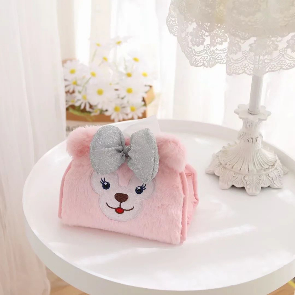 TEMPAT TISU COVER CINNAMOROLL MELODY ANJING CORGI BUTT DOG DONALD DUCK DAISY DUCK PIG HELLO KITTY DUFFY SHELLIE MAY STELLA LOU PENYIMPANAN