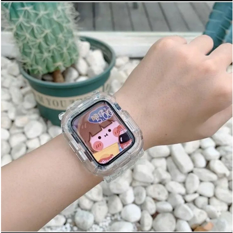 Strap SmartWatch iWatch Clear Bening Transparan