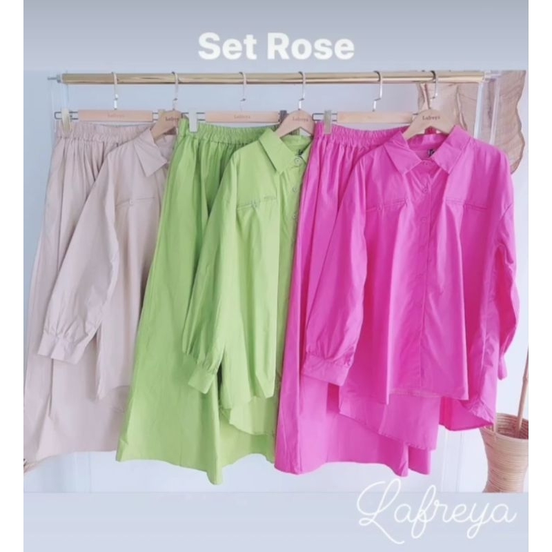 Set Rok by Lafreya (Ready Fuschia)