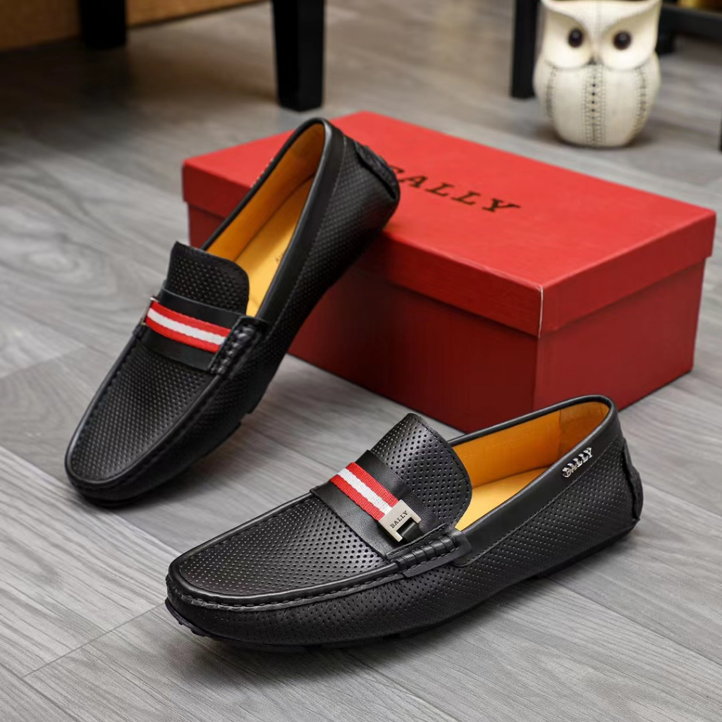 BALLY'S LATEST MEN'S CLASSIC FASHION BEAN SHOES