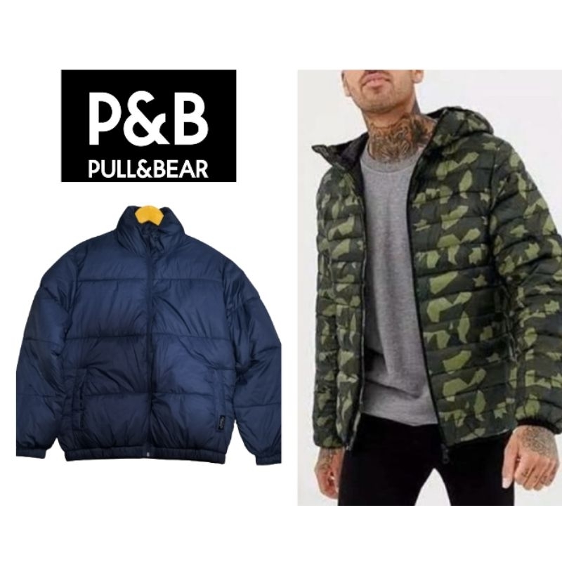 Jaket Winter musim dingin Pull*Bear Puffer Original