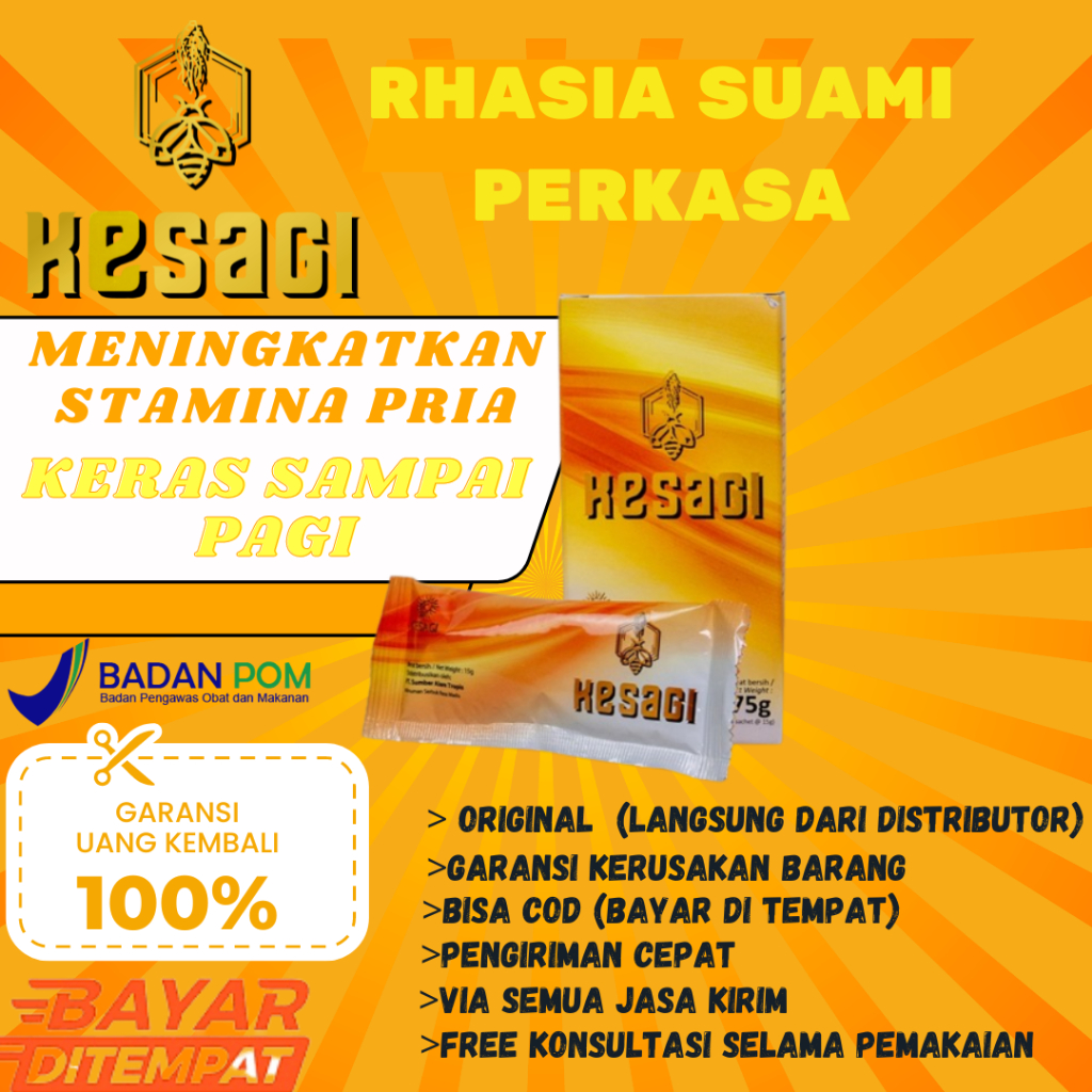 kesagi asli original official obat herbal agar kuat berhubungan intim