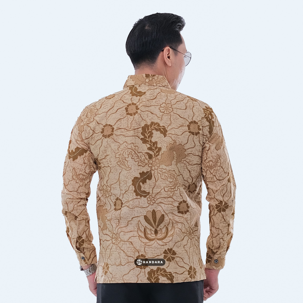 Handara Batik Pria Gurdo Crema HB-194