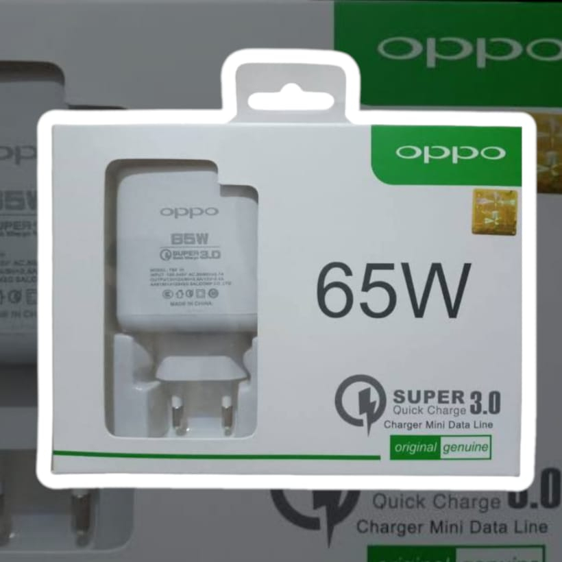 SUKSES-OPPO CHARGER SUPER 65 WAT SUPER QUIICK CHARGER 3.0 MIKR0 USB PENGISAN SUPER CEPAT CASAN CES CESAN