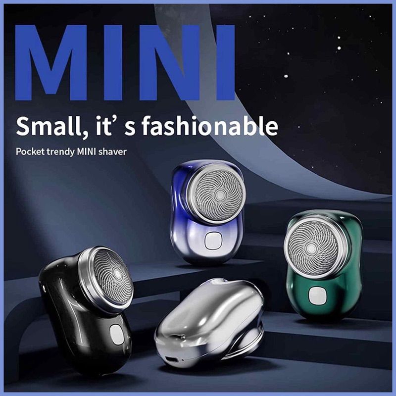 MJ88 Alat Cukur Elektrik Portable Mini Heard Trimmer Cukur Jenggot /Travel Electric Razor Aman Alat Cukur Pria Penghilang Rambut Portable / Alat cukur Elektrik Mini Portable Usb Rechargeable Tanpa Sakit untuk Travel