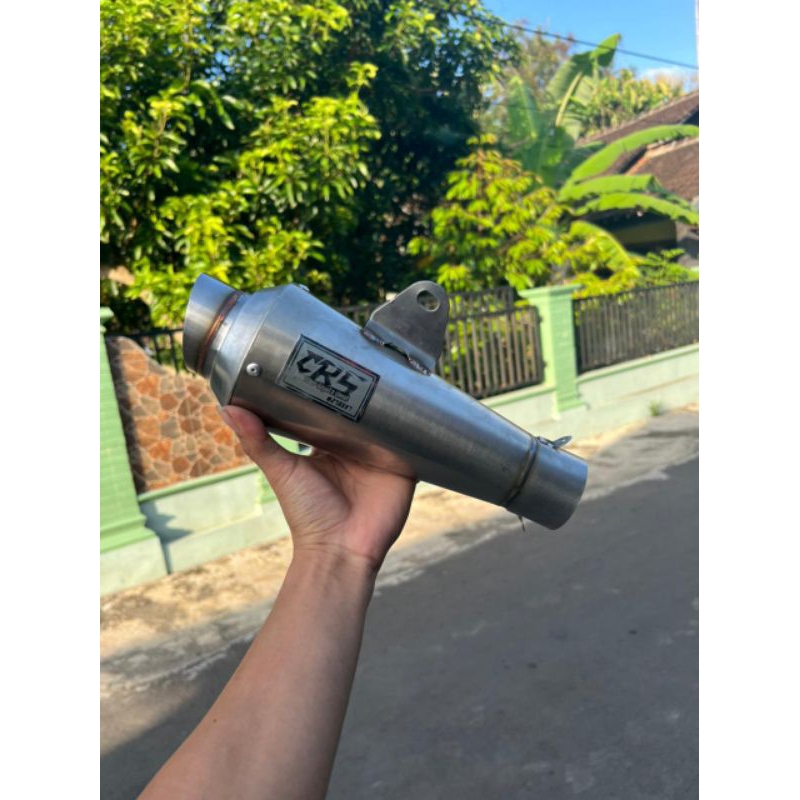Slincer knalpot racing CRS Muffler model fantera