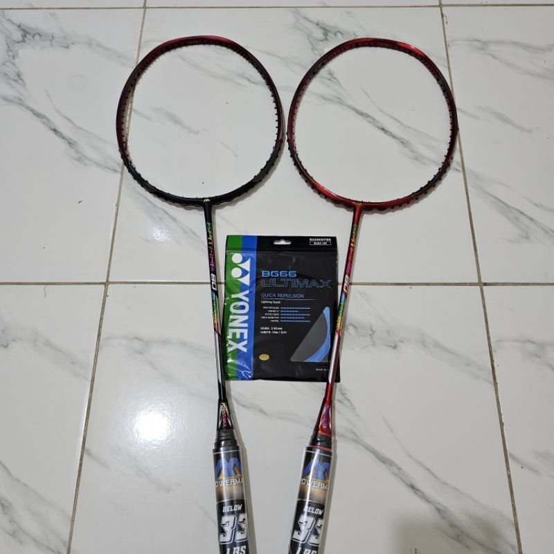 RAKET BADMINTON BULU TANGKIS POWER MAX SPITFIRE 80