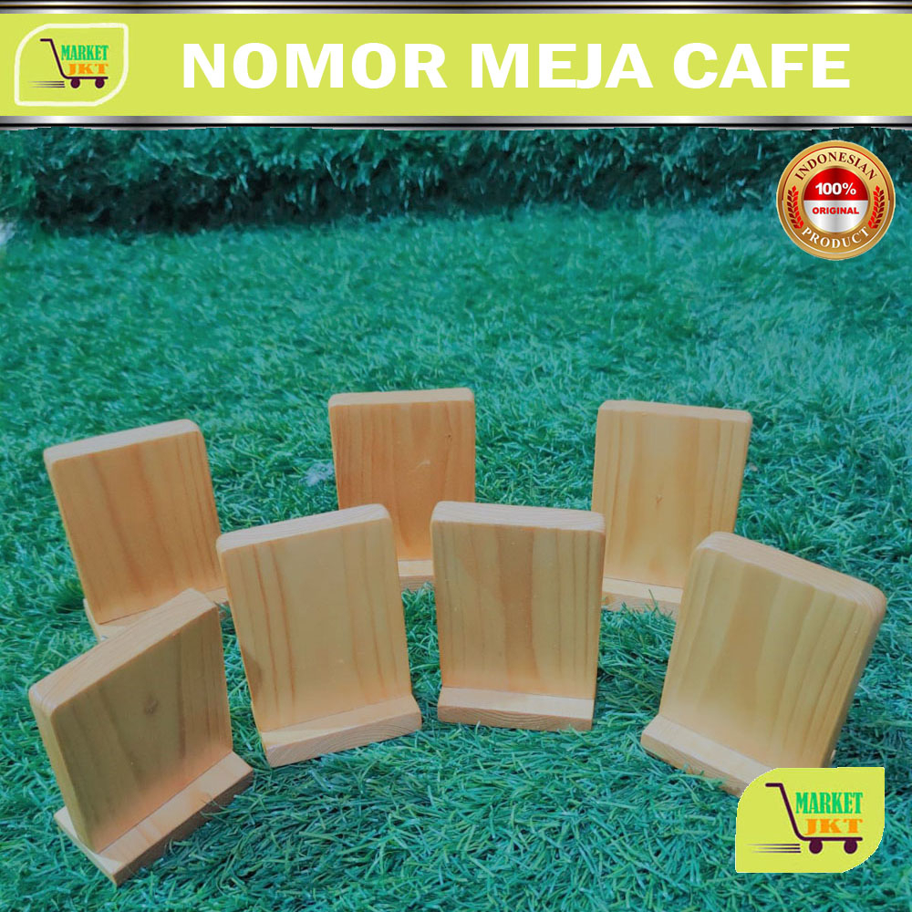 PAPAN NOMOR MEJA - KAFE - WARUNG - RESTO - CAFE - NOMOR MEJA