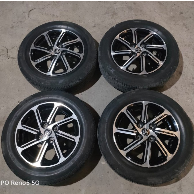 Velg Mobil Calya Ring 14 & Ban 175 65 R14 Velg Mobil Bekas Calya