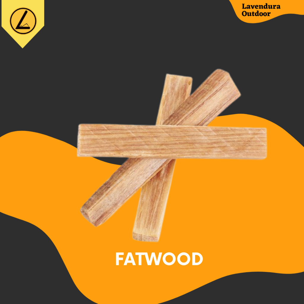 kayu fatwood bakar survival bushcraft natural emergenty pemantik fire starter outdoor gunung