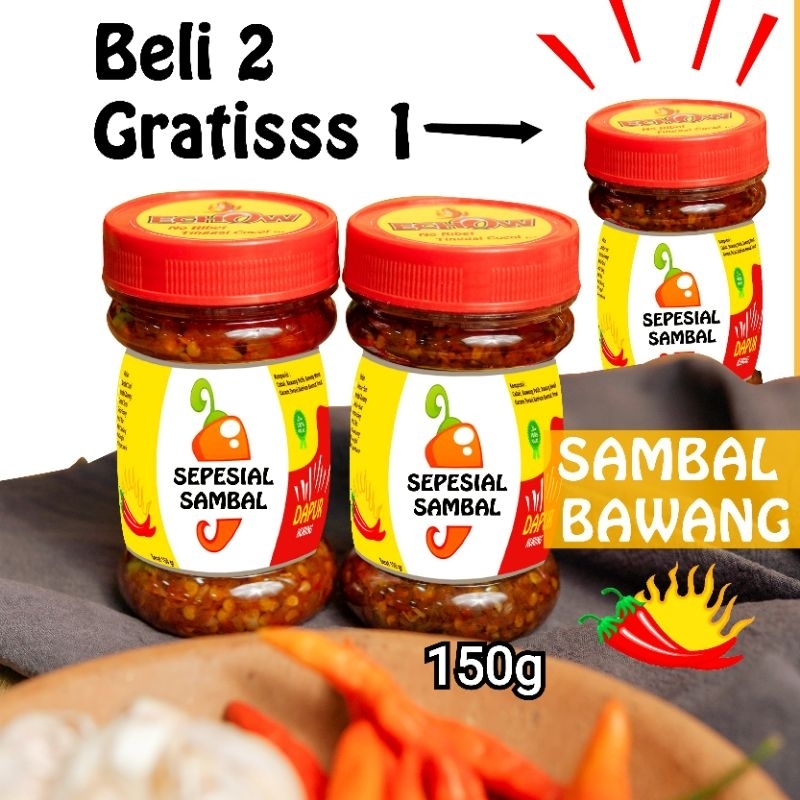 

Sambal Bawang, Gratis 1 Beli 2