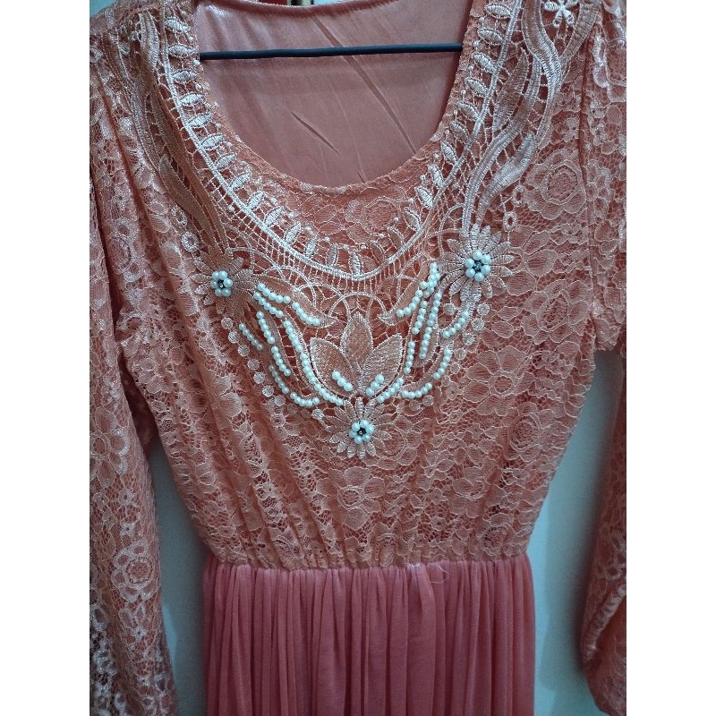 Gamis Brokat Preloved