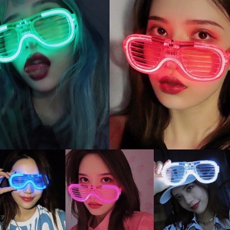 KACAMATA LED VIRAL TOKTOK SUNGLASS NEON MILLENIAL K-POP PESTA HIBURAN FASHION SUNGLASSES