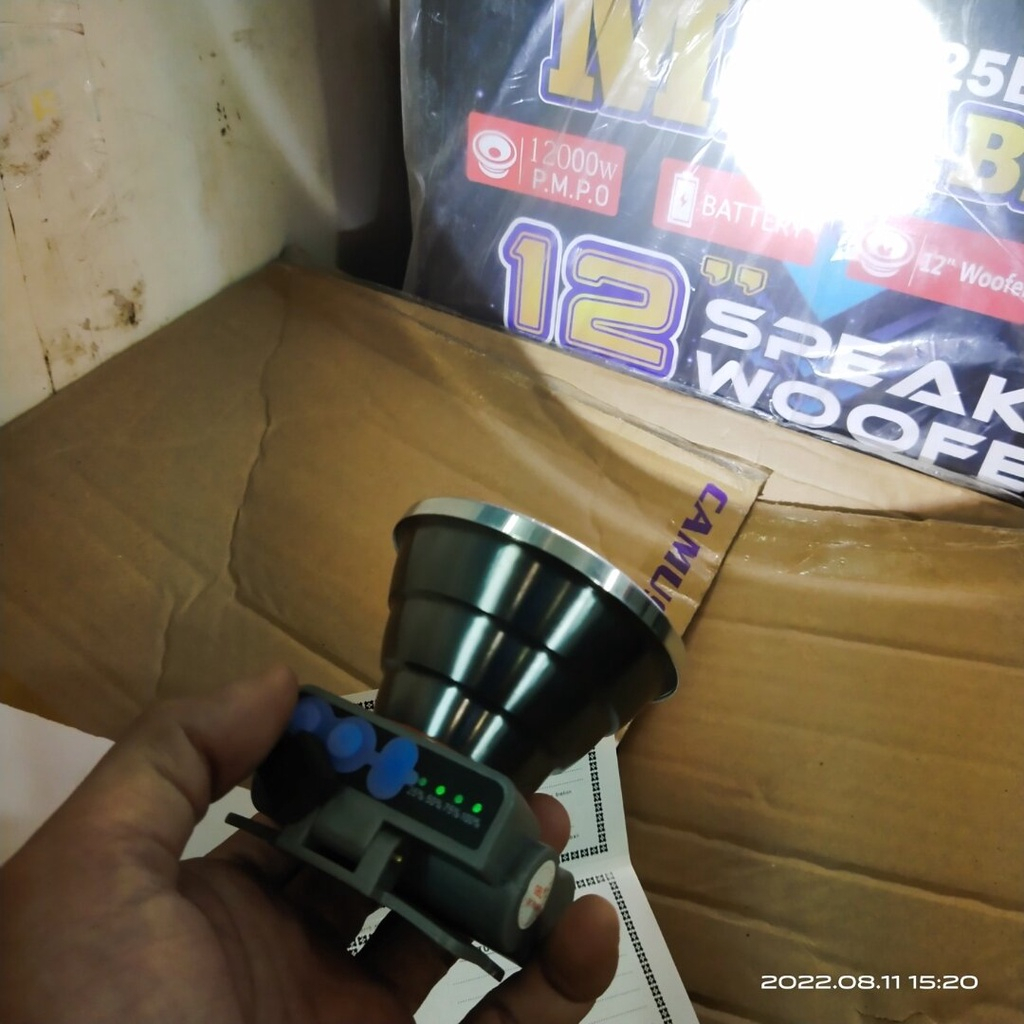 Senter Kepala 80 Watt 4800mAh / Senter Terang Mitsuyama MS-185P OSRAM LED Putih - Water Resistant Charger USB Tipe C | senter kepala super LED 80 watt mitsuyama MS-185p | FMS