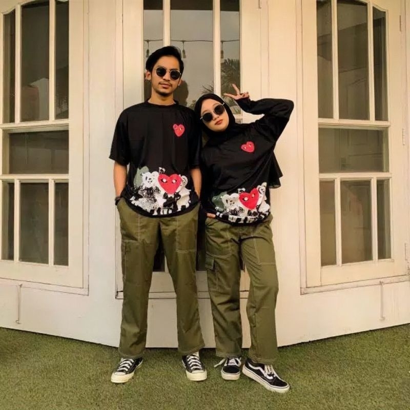 [ UNISEX ] CELANA KULOT CARGO WANITA DAN PRIA MODEL KOREAN