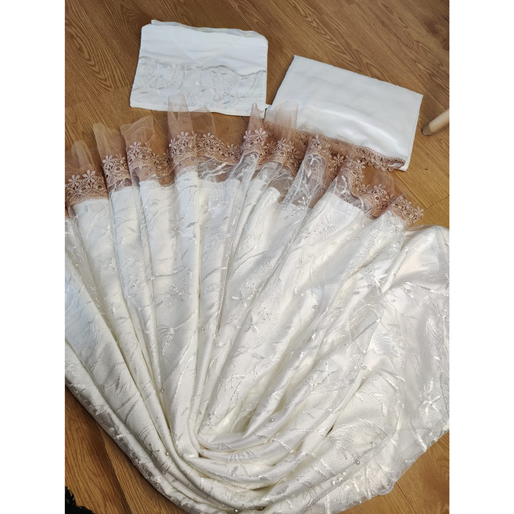 Mukena Dewasa BRUKAT Sutera Mewah Original