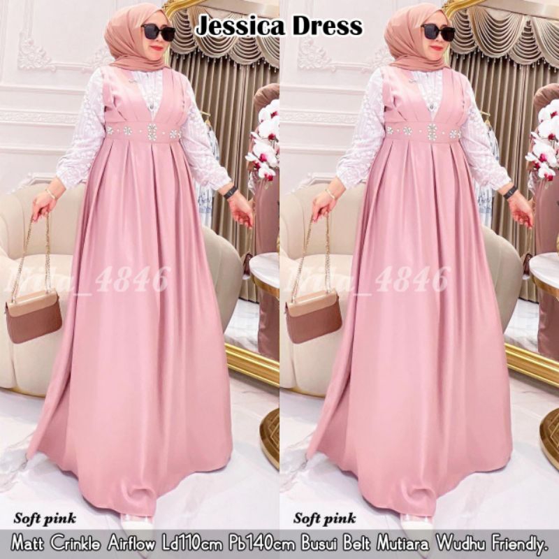 Jessica maxy dress gamis wanita muslimah
