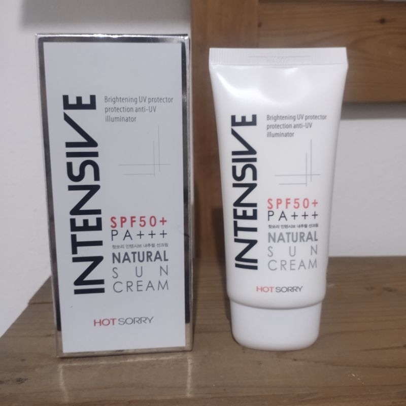 HOT SORRY INTENSIVE NATURAL SUN CREAM SPF 50+ PA+++