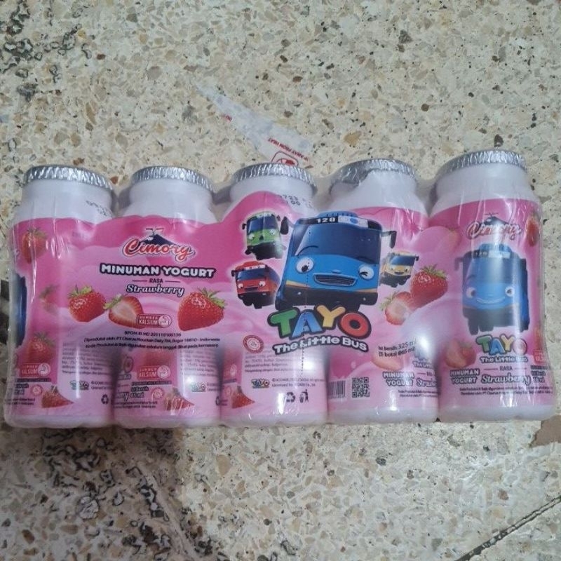 

1 PACK CIMORY YOGURT DRINK MINI 65ML ISI 5 RASA STRAWBERRY