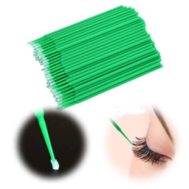 GP - 100pcs MICROBRUSH For Eyelash Extention / Bulu Mata Palsu