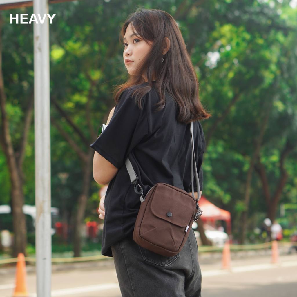 Tas Selempang Slingbag Pria Heavy Kanfas Premium Distro | tas selempang pria