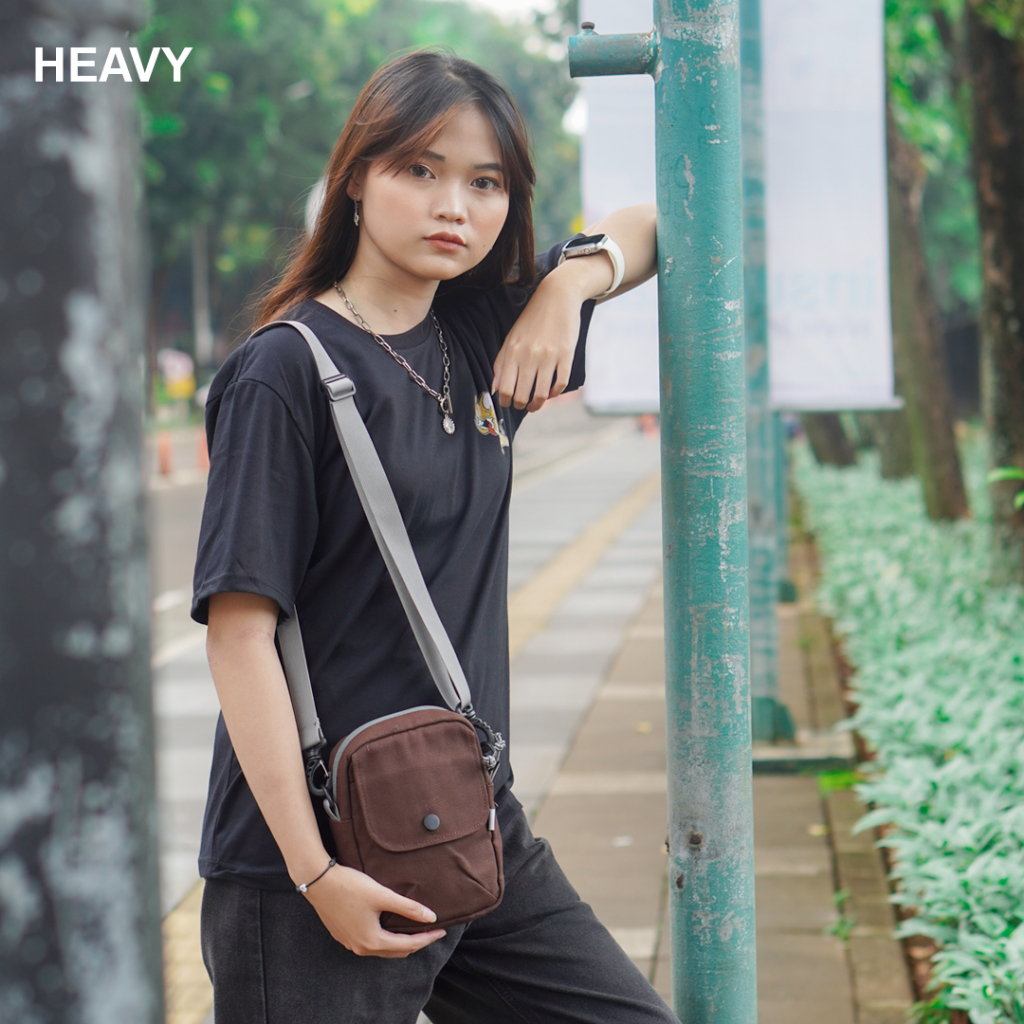 Tas Selempang Slingbag Pria Heavy Kanfas Premium Distro | tas selempang pria