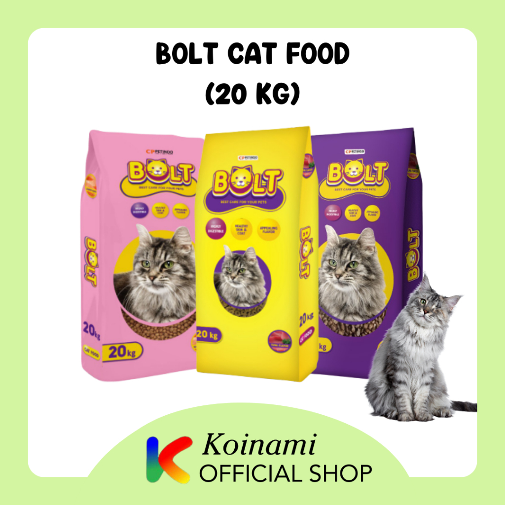 BOLT 20 KG MAKANAN KUCING