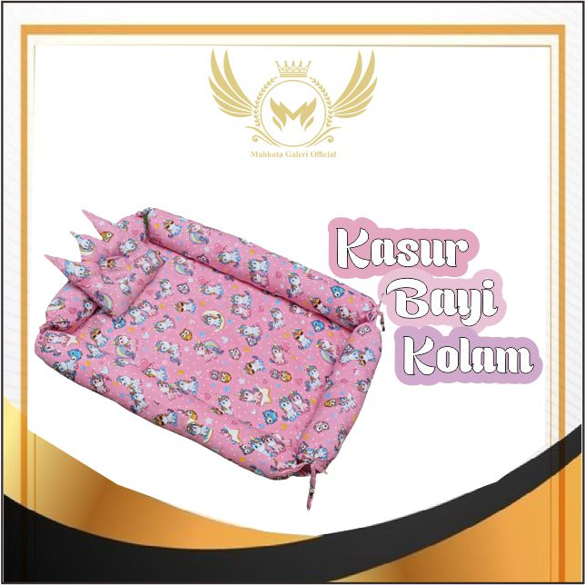 KASUR BAYI TENDA KELAMBU PREMIUM BEST SELLER / KASUR BABY KELAMBU SET BANTAL FREE BANTAL PEYANG CROWN / KASUR BAYI KOLAM