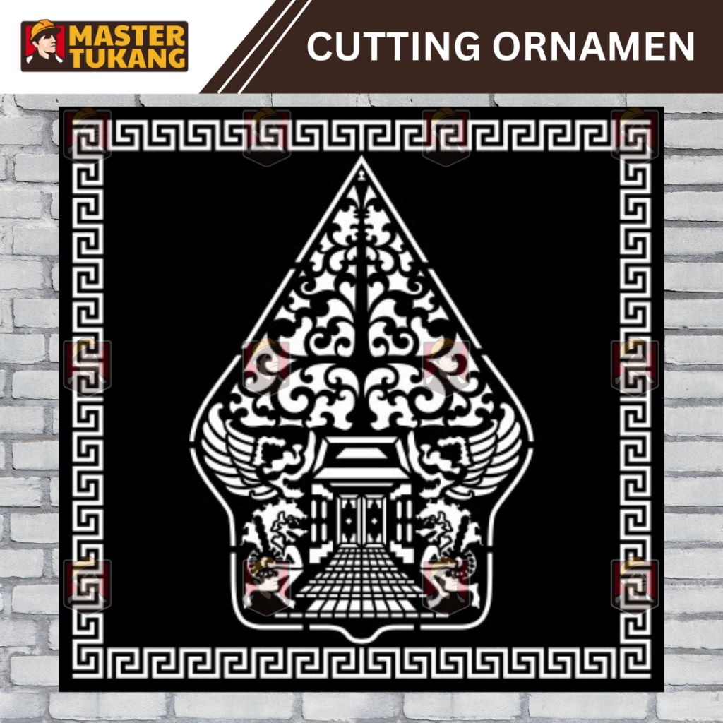 Cutting Ornamen Dekorasi Pagar Rumah  Plat Besi | Fasad Ornamen