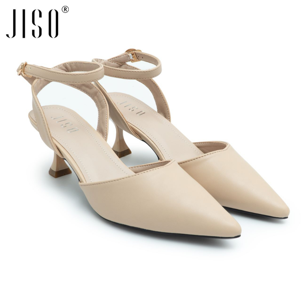 JISO RYONA ILUNA-90 Sepatu Kerja Wanita Heels Ankle Strap 5cm Import